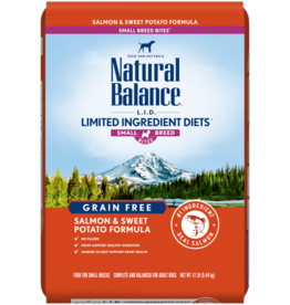 NATURAL BALANCE PET FOODS, INC NATURAL BALANCE DOG LID SALMON & SWEET POTATO  SMALL BREED 12LBS