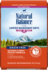 Natural Balance NATURAL BALANCE DOG LID SALMON & SWEET POTATO  SMALL BREED 4.5LBS