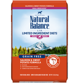 NATURAL BALANCE PET FOODS, INC NATURAL BALANCE DOG LID SALMON & SWEET POTATO  SMALL BREED 4.5LBS