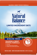 Natural Balance NATURAL BALANCE DOG GRAIN FREE LID SALMON & SWEET POTATO 4.5LBS