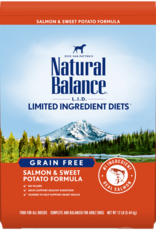 NATURAL BALANCE PET FOODS, INC NATURAL BALANCE DOG GRAIN FREE LID SALMON & SWEET POTATO 4.5LBS