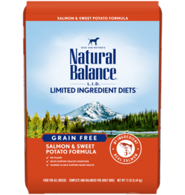 Natural Balance NATURAL BALANCE DOG GRAIN FREE LID SALMON & SWEET POTATO 4.5LBS
