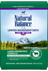 Natural Balance NATURAL BALANCE DOG LAMB & RICE LARGE BREED 26LBS
