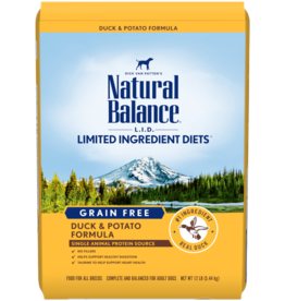 NATURAL BALANCE PET FOODS, INC NATURAL BALANCE DOG GRAIN FREE LID DUCK & POTATO 24LBS