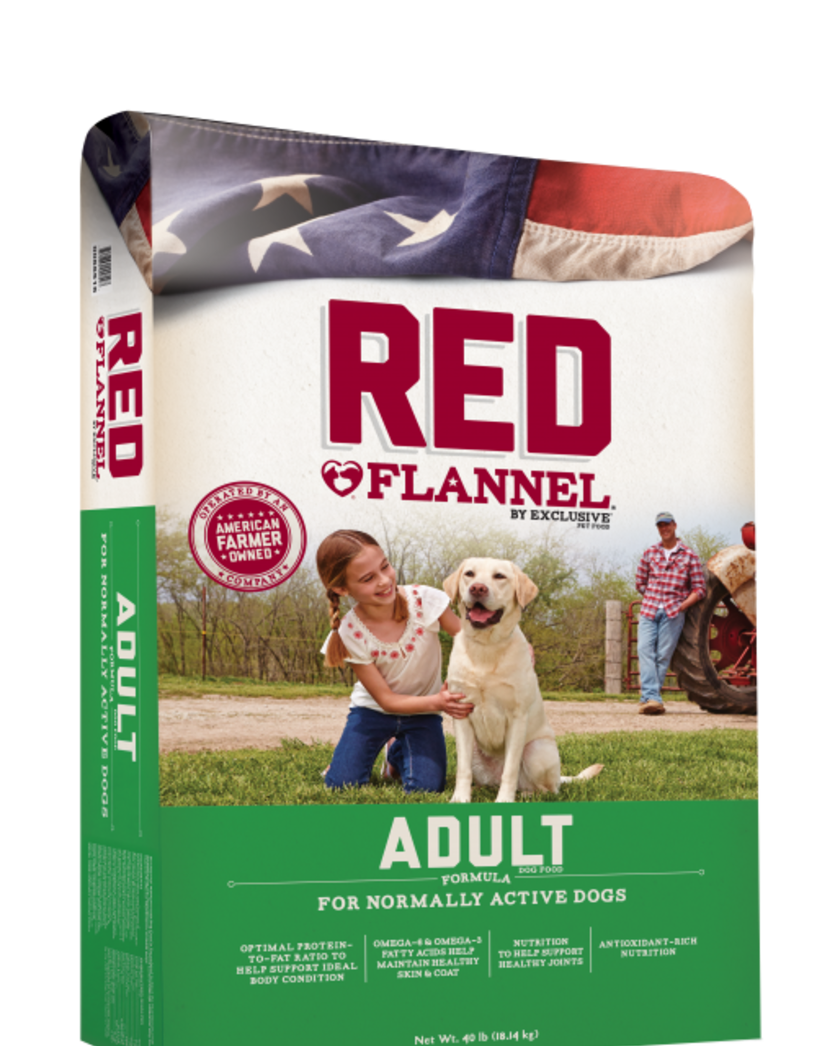 Purina Mills RED FLANNEL DOG ADULT 40LBS