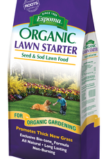 ESPOMA COMPANY ESPOMA ORGANIC LAWN STARTER SEED AND SOD LAWN FOOD 7.25lbs