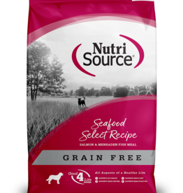 NUTRISOURCE NUTRISOURCE DOG GRAIN FREE SEAFOOD SELECT 30LBS