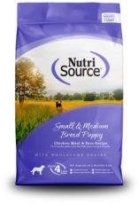 NUTRISOURCE NUTRISOURCE PUPPY SMALL & MEDIUM 15LBS