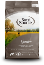 NUTRISOURCE NUTRISOURCE DOG SENIOR 15LBS