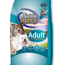 NUTRISOURCE NUTRISOURCE DOG ADULT CHICKEN & RICE 30LBS