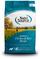 NUTRISOURCE NUTRISOURCE DOG ADULT CHICKEN & RICE 15LBS