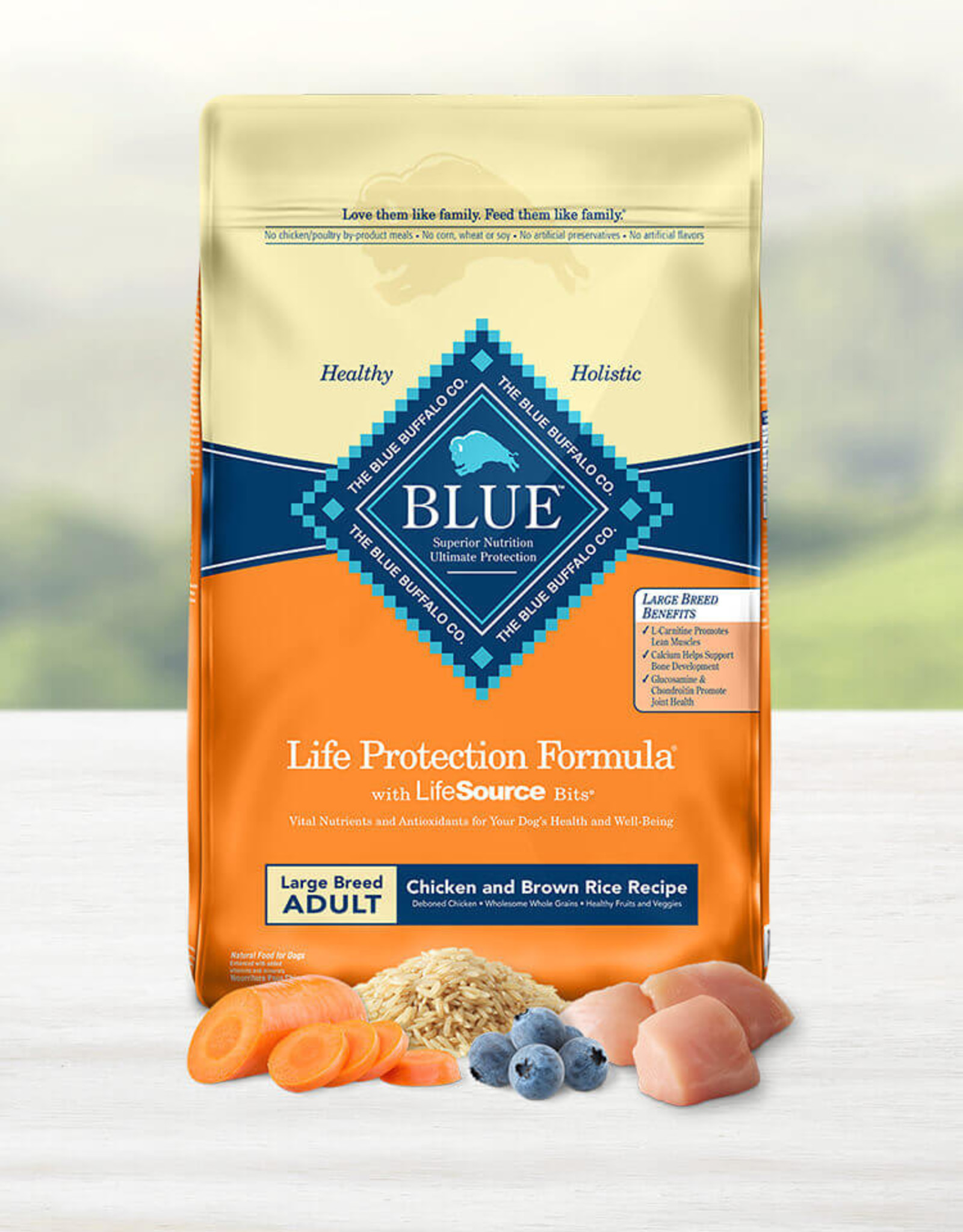 Blue Buffalo BLUE BUFFALO DOG LPF ADULT LARGE BREED CHICKEN & RICE 15LBS