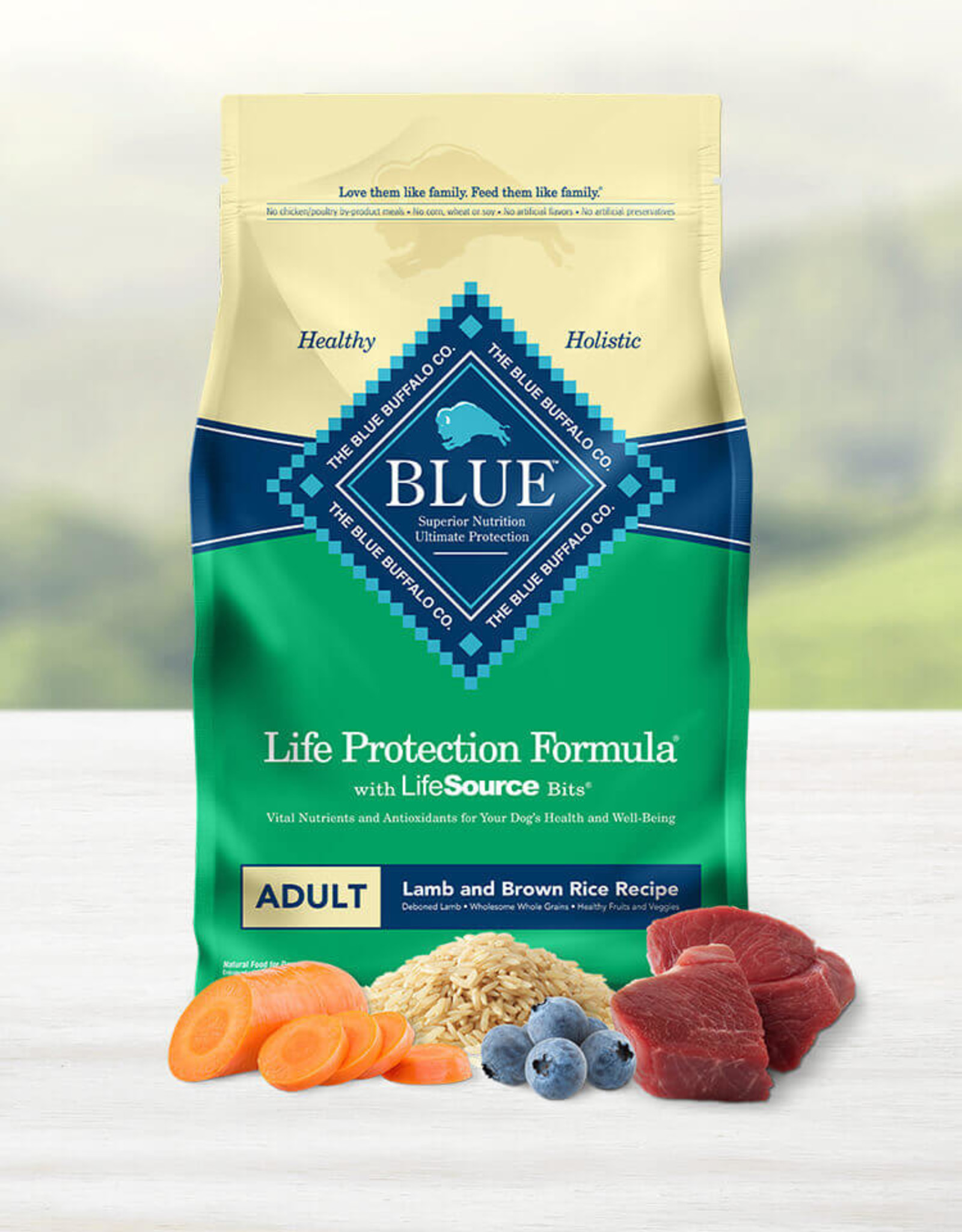 BLUE BUFFALO COMPANY BLUE BUFFALO DOG LPF ADULT LAMB & RICE 30LBS