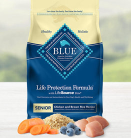 BLUE BUFFALO COMPANY BLUE BUFFALO DOG LPF SENIOR CHICKEN & RICE 30LBS