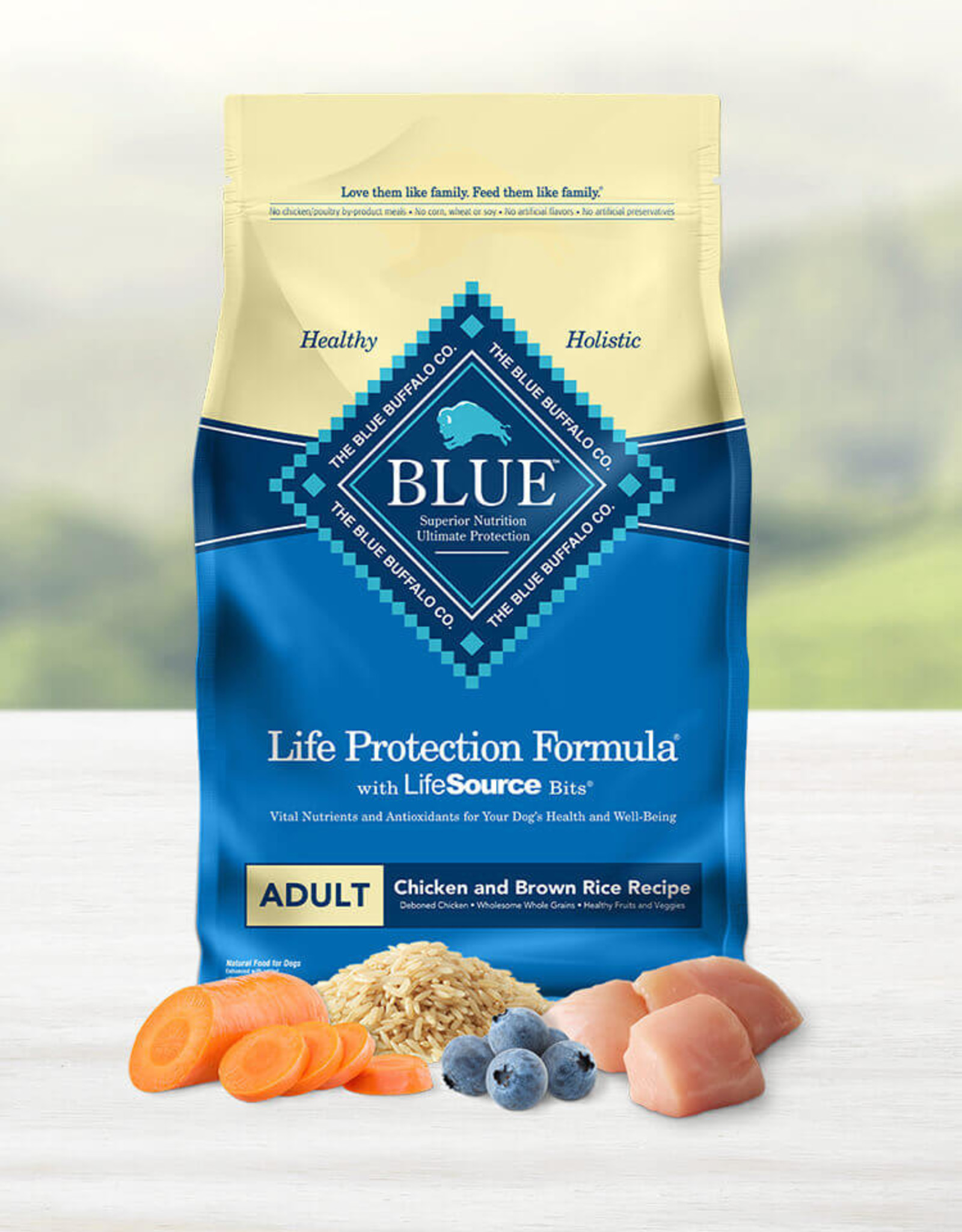 BLUE BUFFALO COMPANY BLUE BUFFALO DOG LPF ADULT CHICKEN & RICE 6LBS