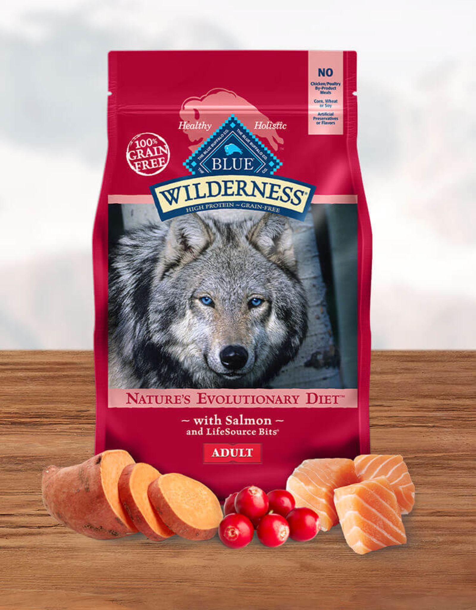 Blue Buffalo BLUE BUFFBLUE BUFFALO DOG WILDERNESS SALMON 11LBSALO DOG WILDERNESS SALMON 11lbs
