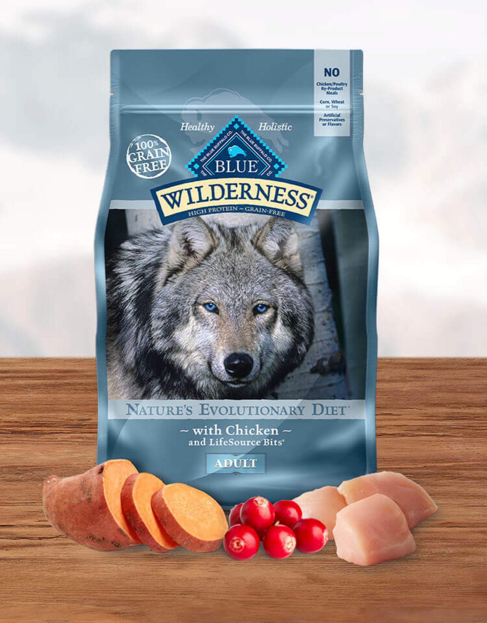 BLUE BUFFALO COMPANY BLUE BUFFALO DOG WILDERNESS CHICKEN 24LBS