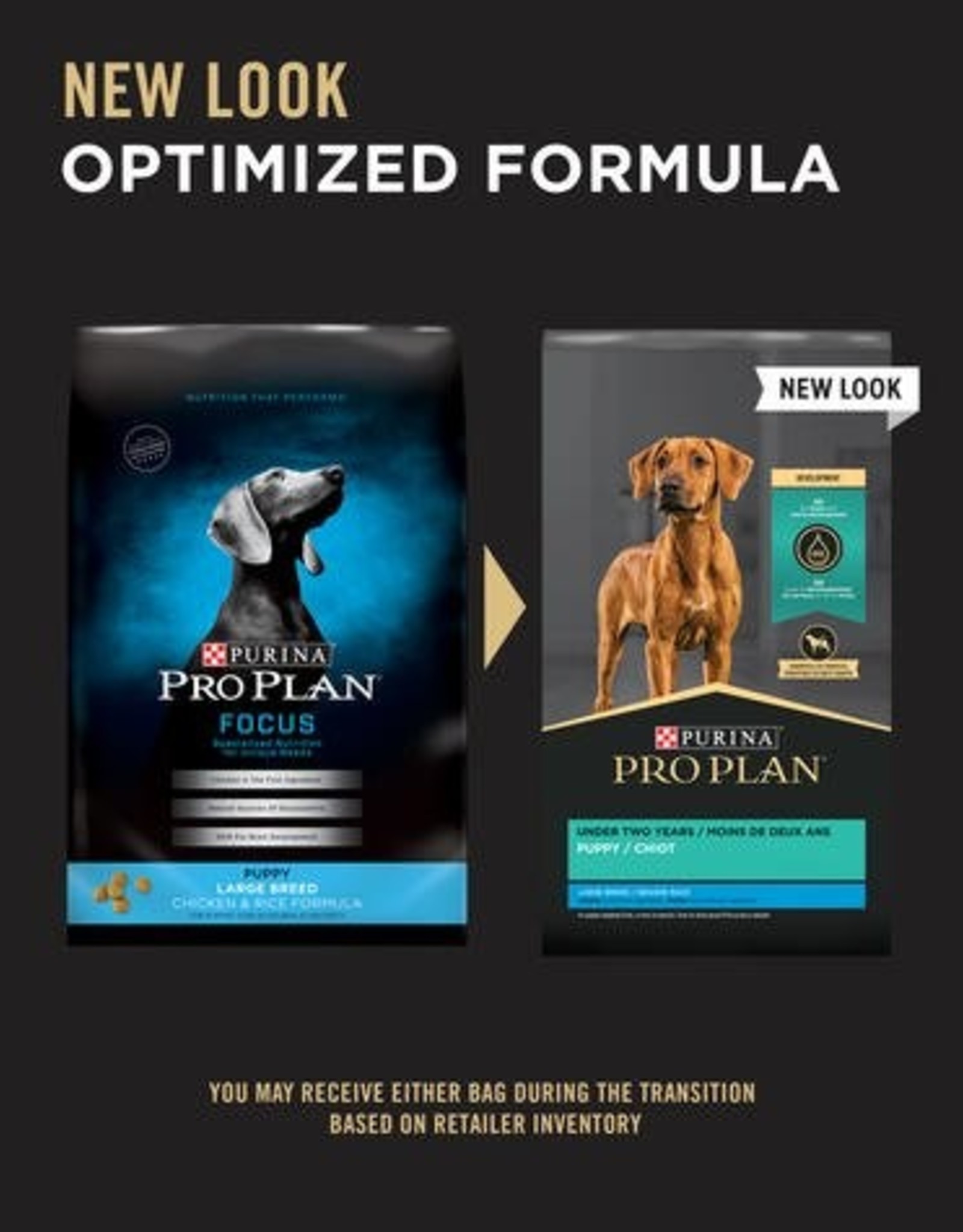 Nestle Purina PRO PLAN FOCUS PUPPY LARGE BREED 34LBS