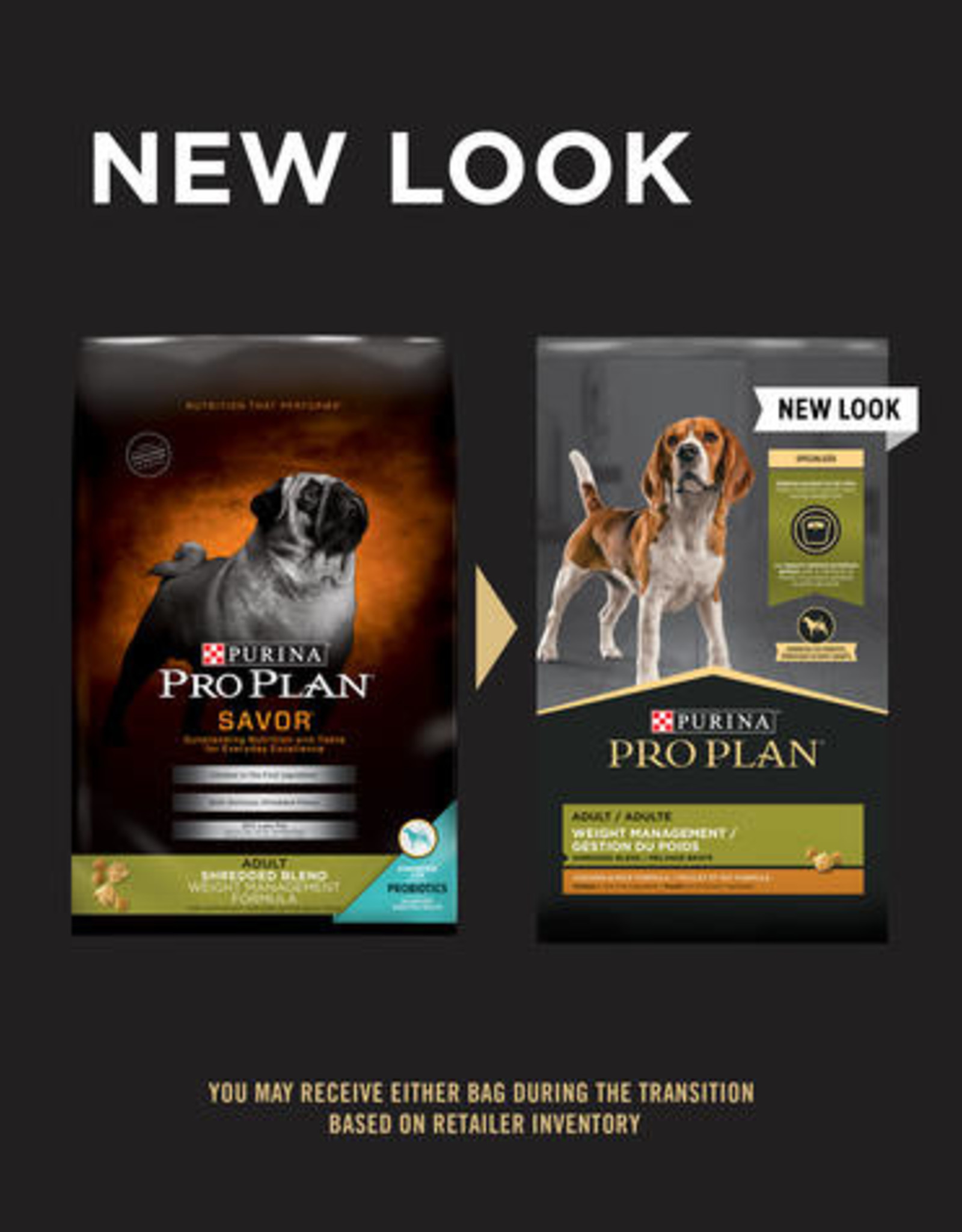 Nestle Purina PRO PLAN DOG SHREDDED WEIGHT MANAGEMENT 18LBS