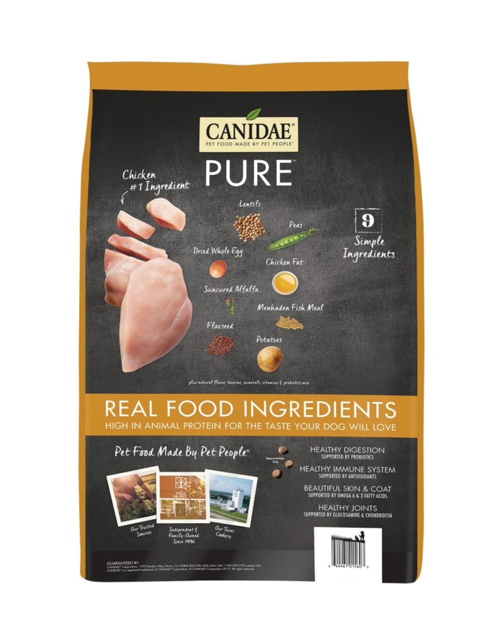 CANIDAE PET FOODS CANIDAE PUPPY GRAIN FREE PURE CHICKEN 4LBS