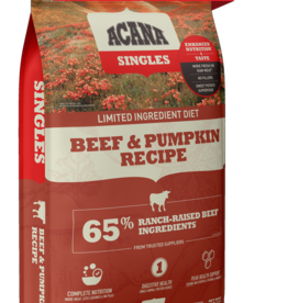 CHAMPION PET FOOD ACANA DOG SINGLES BEEF & PUMPKIN 4.5LBS