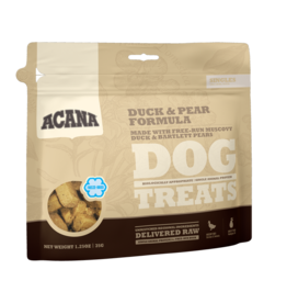 CHAMPION PET FOOD ACANA FREEZE DRIED DUCK & PEAR DOG TREATS 3.25OZ