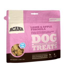 CHAMPION PET FOOD ACANA FREEZE DRIED LAMB & APPLE DOG TREATS 3.25OZ