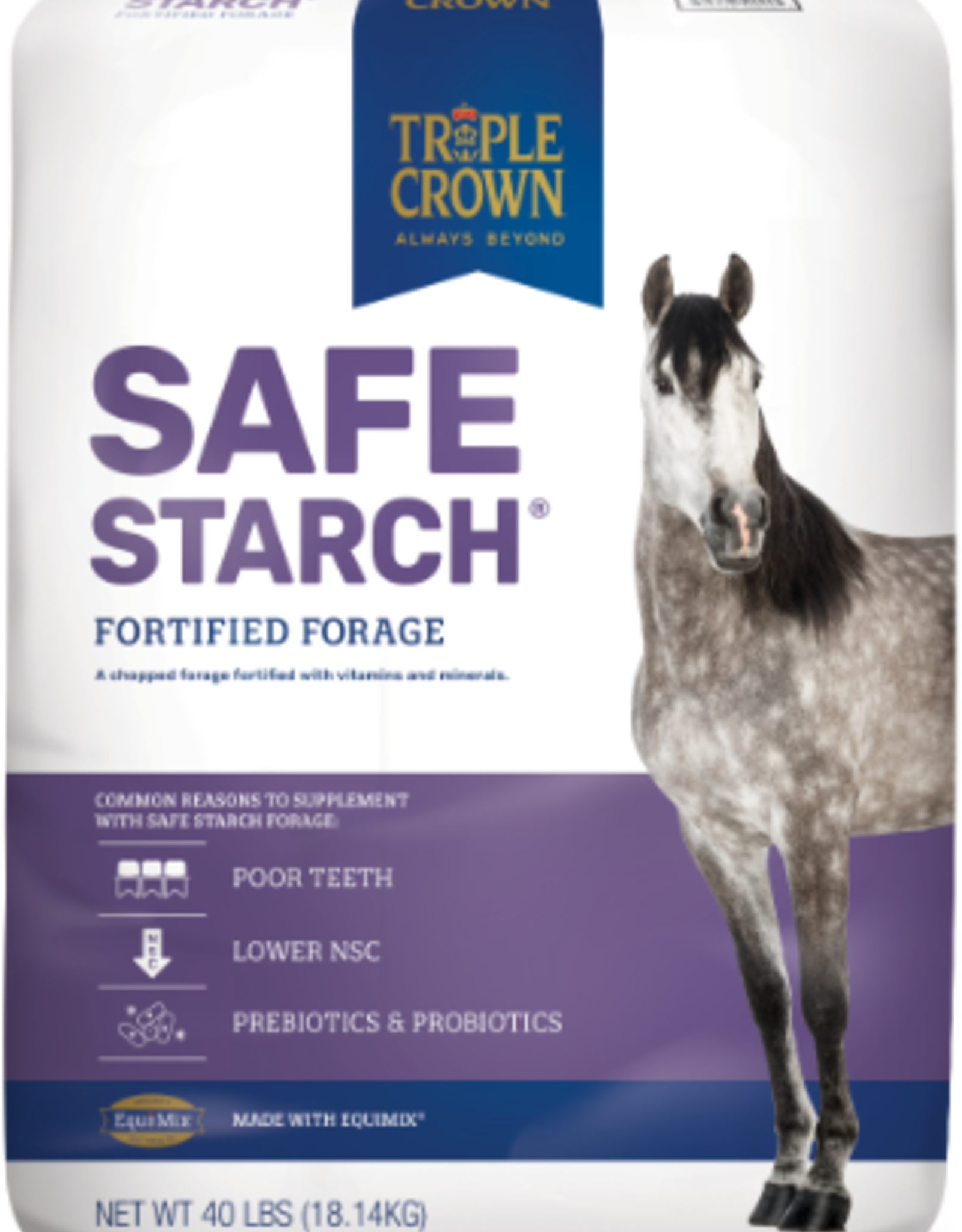 Triple Crown Triple Crown Safe Starch Forage - 40 lb