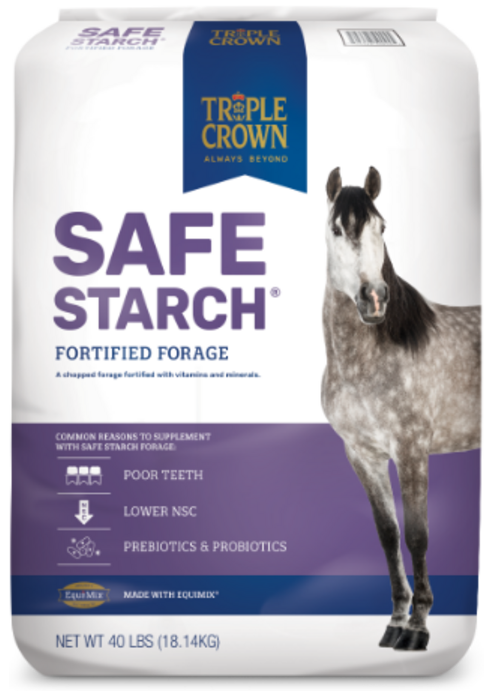 Triple Crown Triple Crown Safe Starch Forage - 40 lb