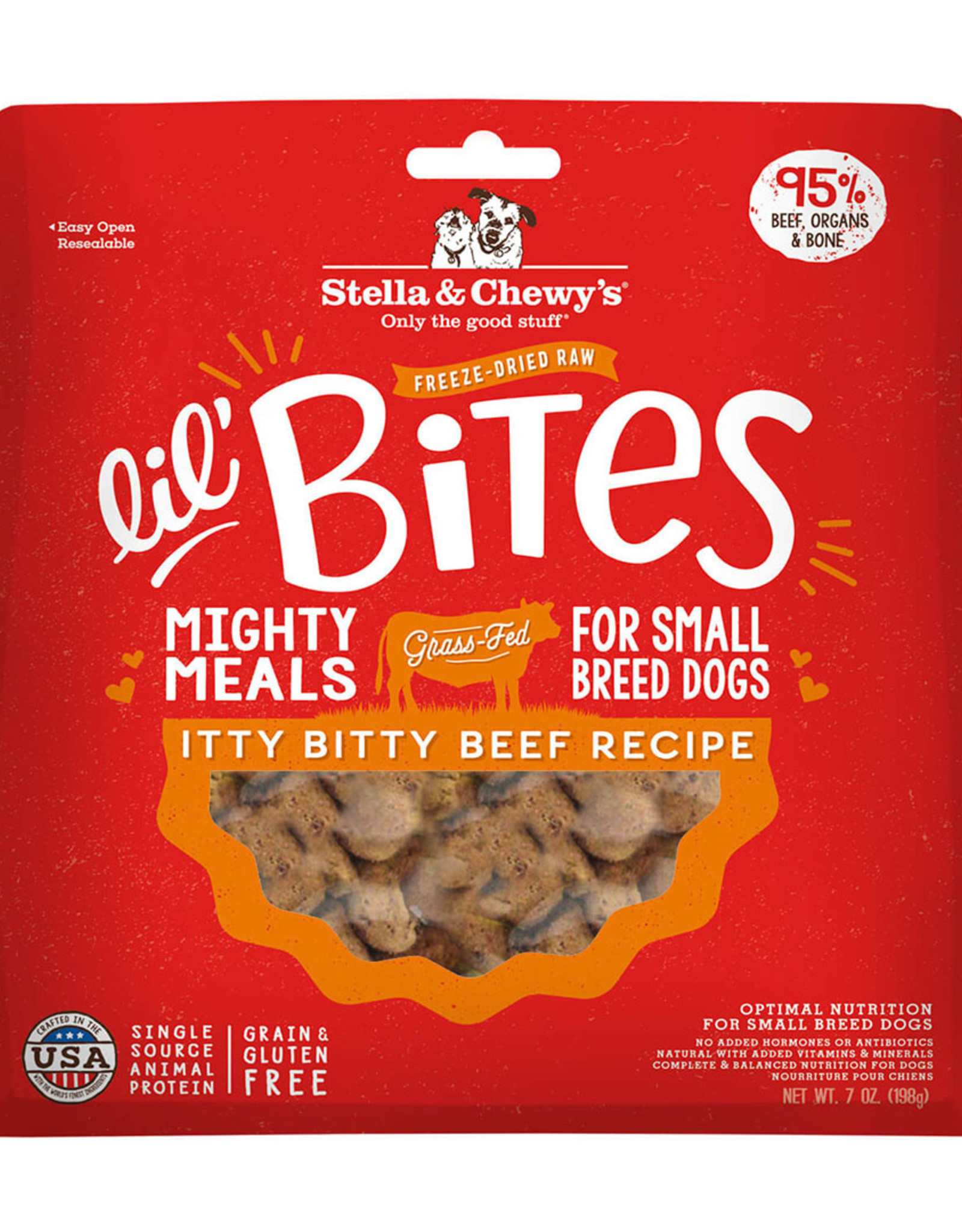 Stella & Chewy's Stella & Chewy's Dog Freeze Dried Lil' Bites Itty Bitty Beef Recipe 7 oz