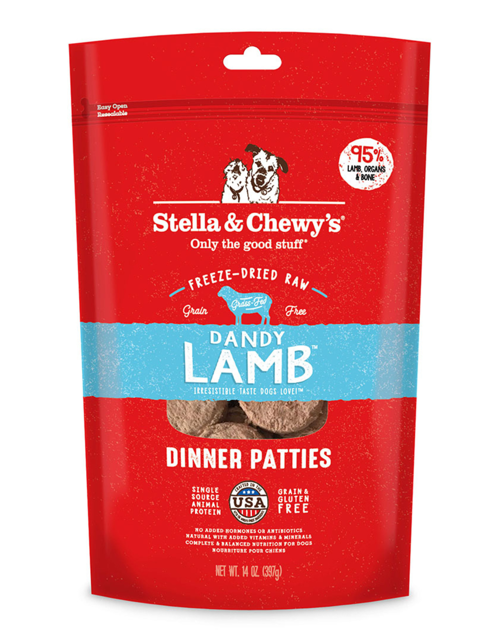STELLA & CHEWY'S LLC STELLA & CHEWY'S DOG FREEZE DRIED DANDY LAMB DINNER 25OZ