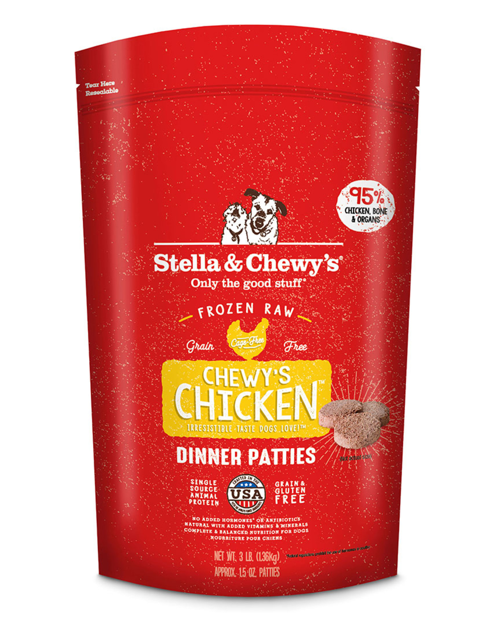 STELLA & CHEWY'S LLC STELLA & CHEWY'S FREEZE-DRIED CHEWY CHICKEN DINNER 25OZ