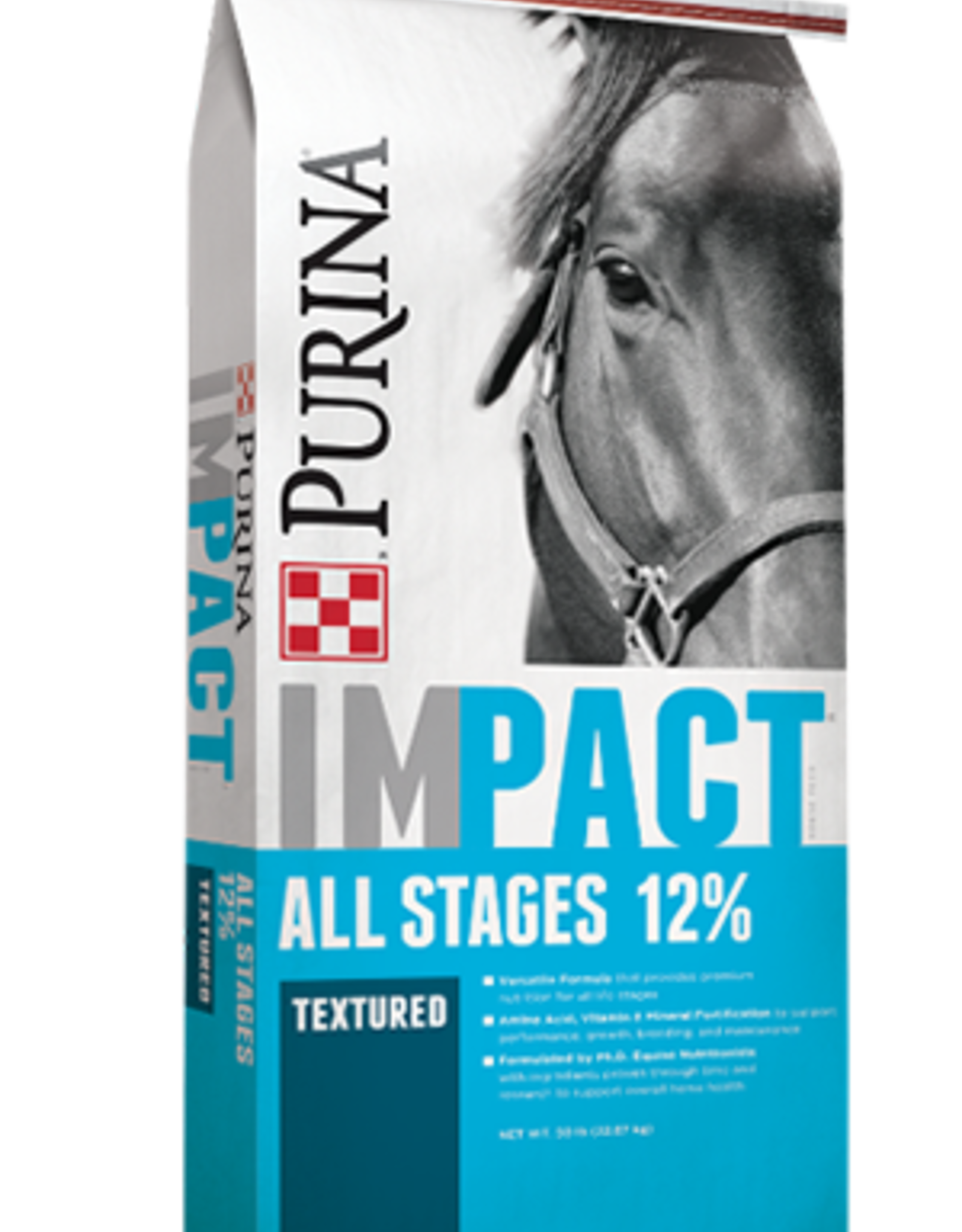 PURINA MILLS, INC. IMPACT ALL STAGES 12% SWEET 50LBS