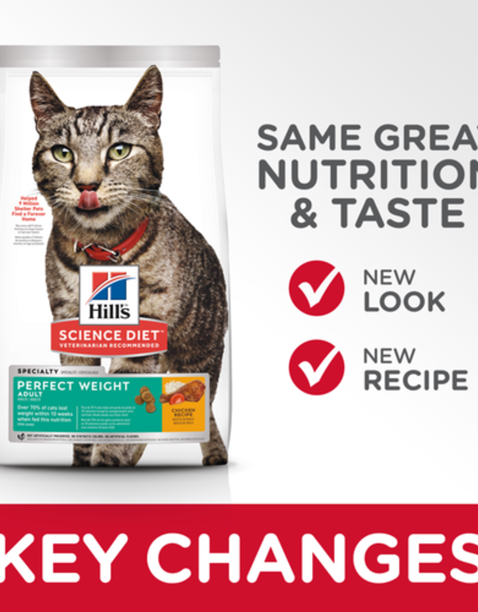 Hill's Science Diet HILL'S SCIENCE DIET FELINE ADULT PERFECT WEIGHT 3LBS