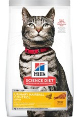 SCIENCE DIET HILL'S SCIENCE DIET FELINE ADULT URINARY HAIRBALL CONTROL 7LBS