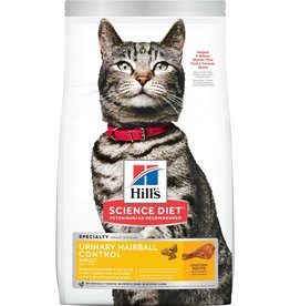 SCIENCE DIET HILL'S SCIENCE DIET FELINE ADULT URINARY/HAIRBALL CONTROL 15.5LBS