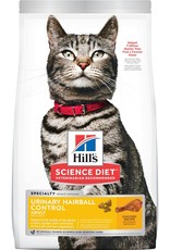 SCIENCE DIET HILL'S SCIENCE DIET FELINE ADULT URINARY/HAIRBALL CONTROL 3.5LBS