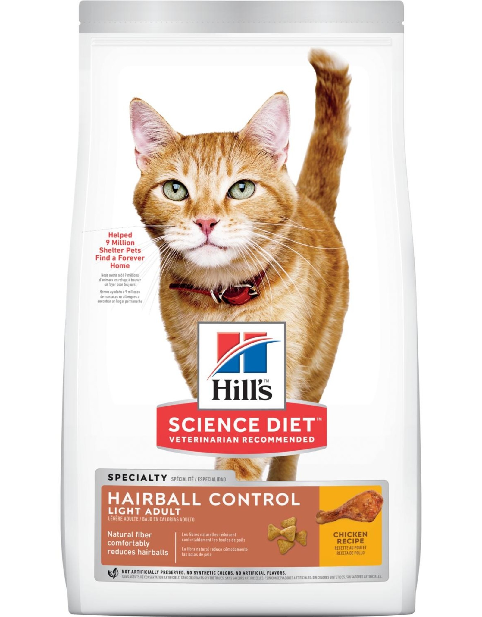 Hill's Science Diet HILL'S SCIENCE DIET FELINE HAIRBALL LIGHT 7LBS