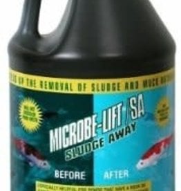 Ecological Labs Microbe-Lift Pond Sludge Away: Natural Pond Cleaner for Fish and Plants - 1 Gallon
