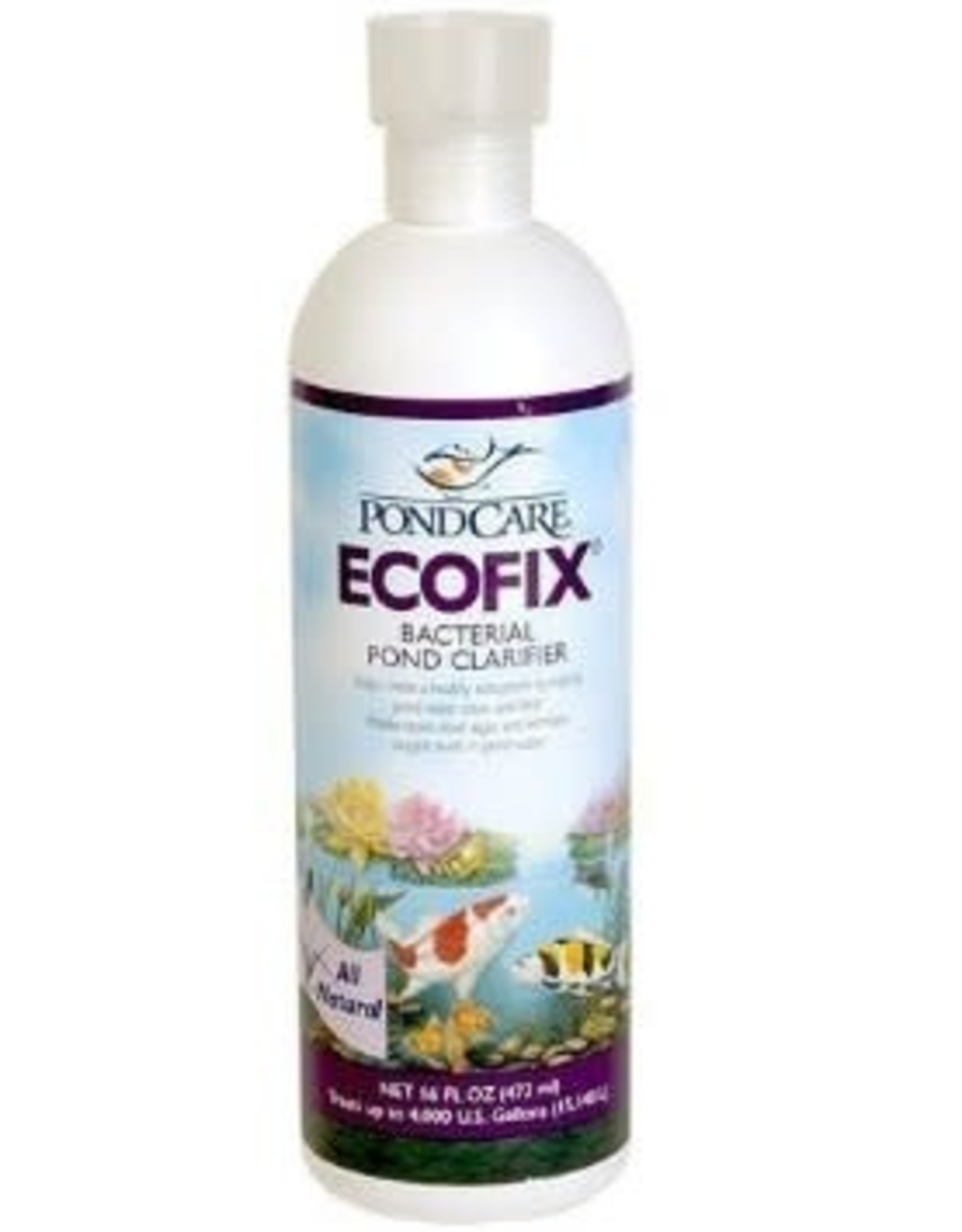API API Pond ECOFIX SLUDGE DESTROYER Bacterial Cleaner Pond Water Clarifier & Sludge Remover Treatment - 16 oz