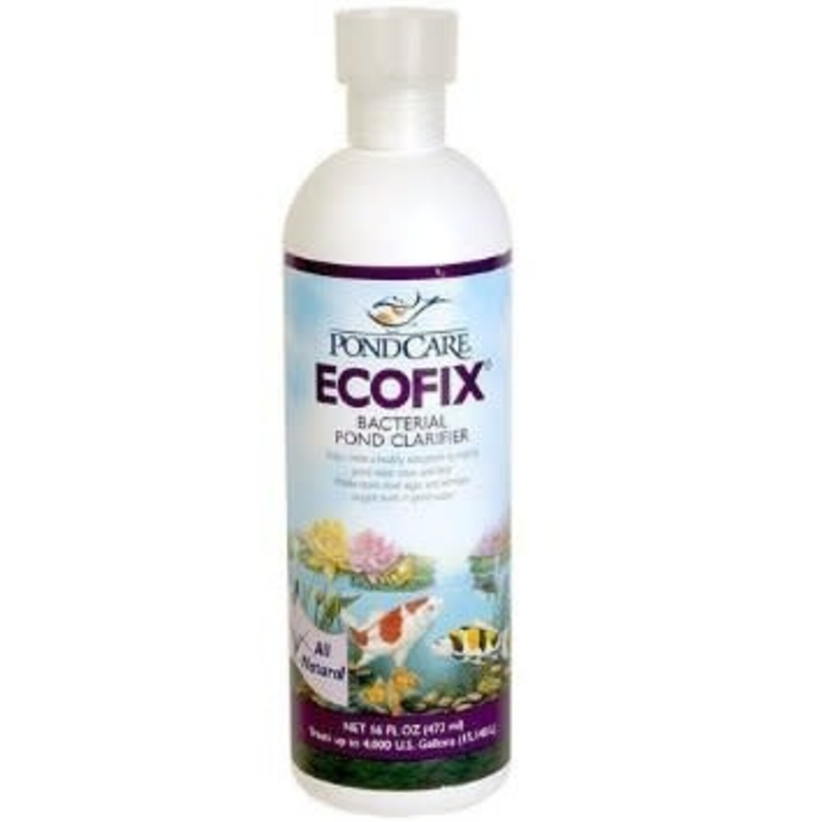 API API Pond ECOFIX SLUDGE DESTROYER Bacterial Cleaner Pond Water Clarifier & Sludge Remover Treatment - 16 oz