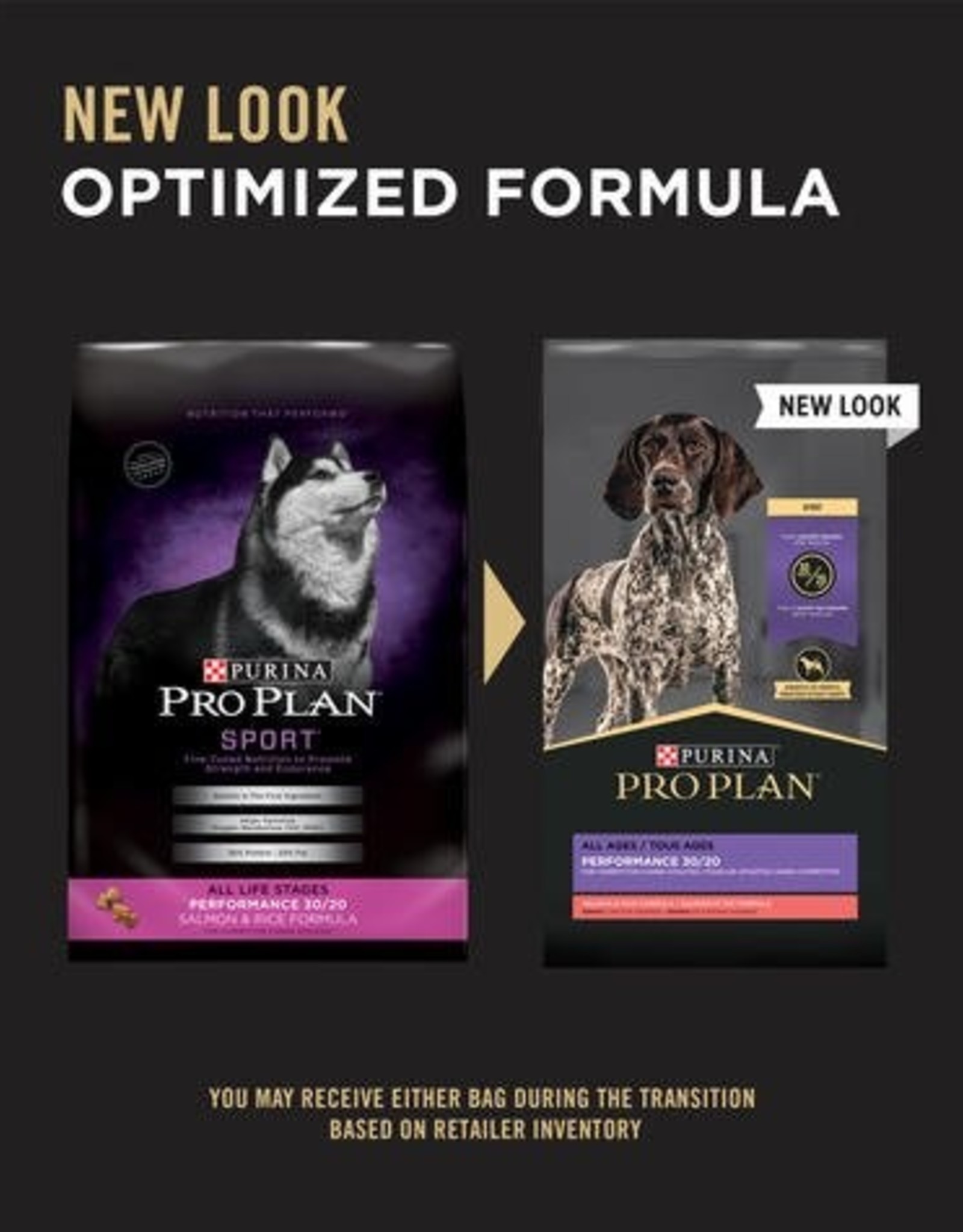 Nestle Purina PRO PLAN PERFORMANCE SPORT SALMON & RICE 30/20 33LBS