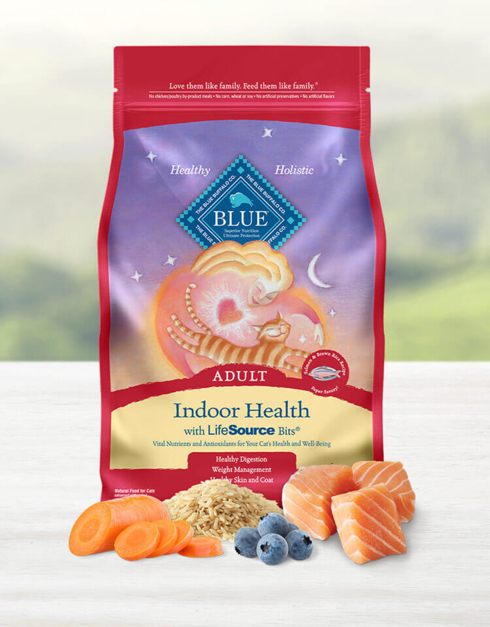 Blue Buffalo BLUE BUFFALO CAT SALMON INDOOR 7LBS