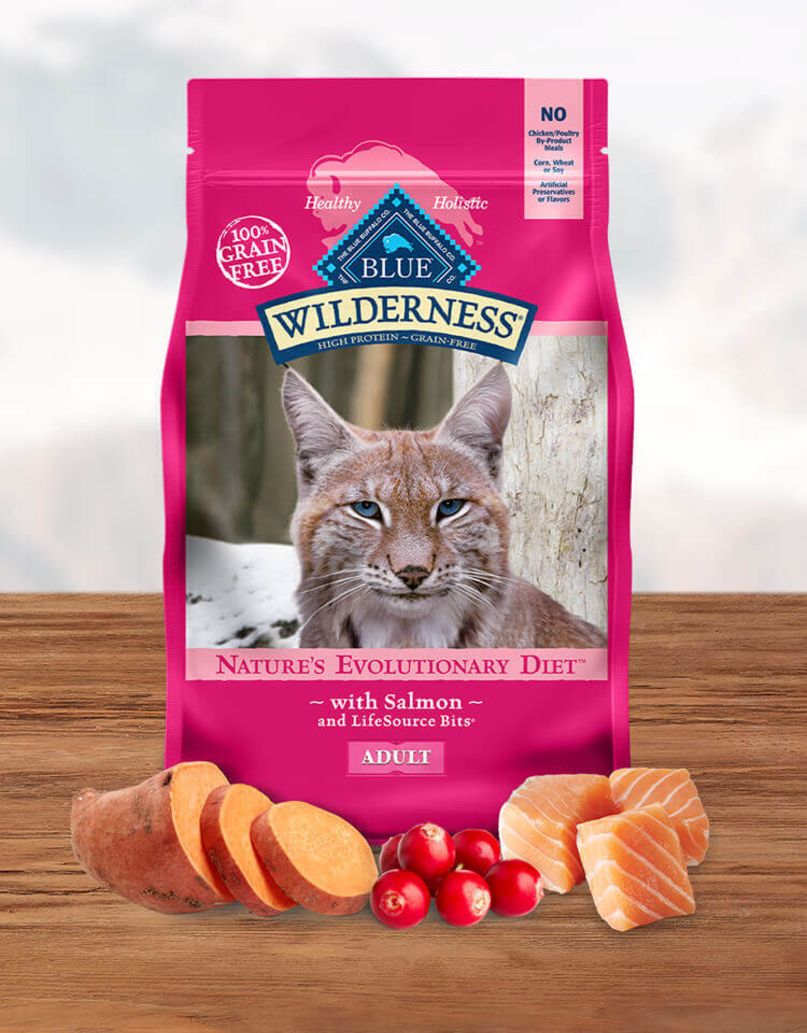 Blue Buffalo BLUE BUFFALO CAT WILDERNESS SALMON 5LBS