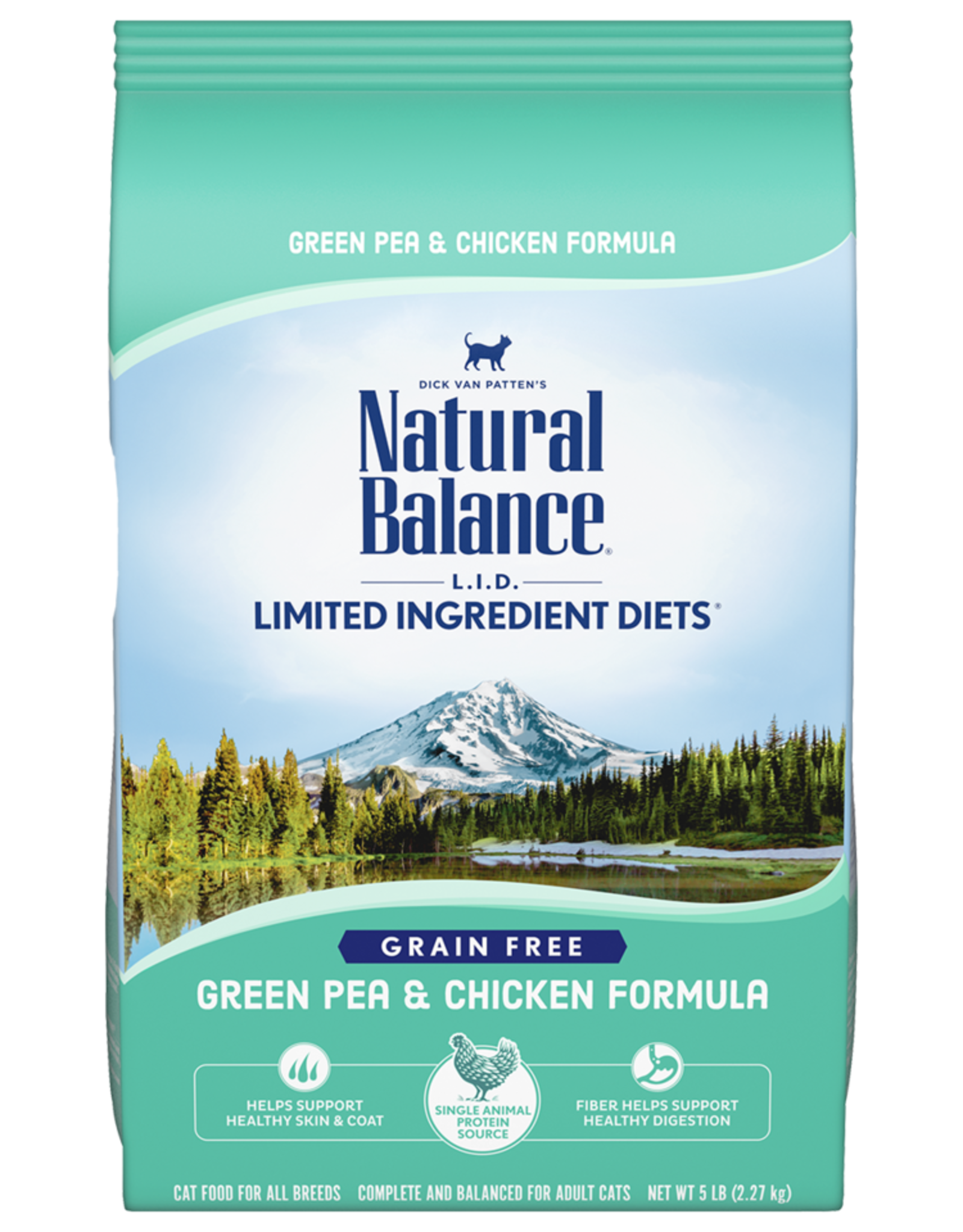 Natural Balance NATURAL BALANCE CAT GREEN PEA & CHICKEN 5LBS