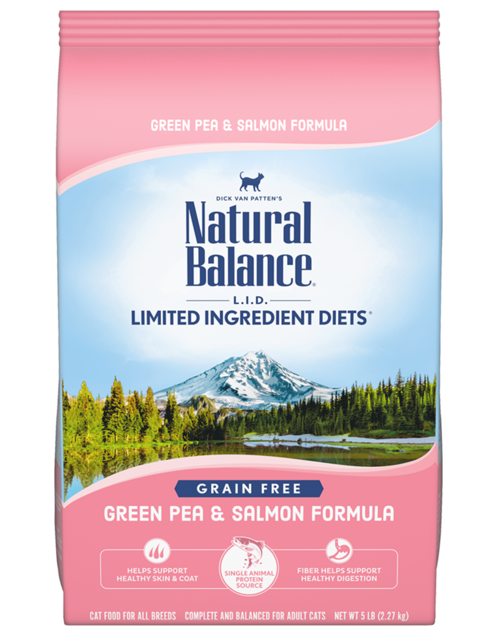 Natural Balance NATURAL BALANCE CAT GREEN PEA & SALMON 10LBS