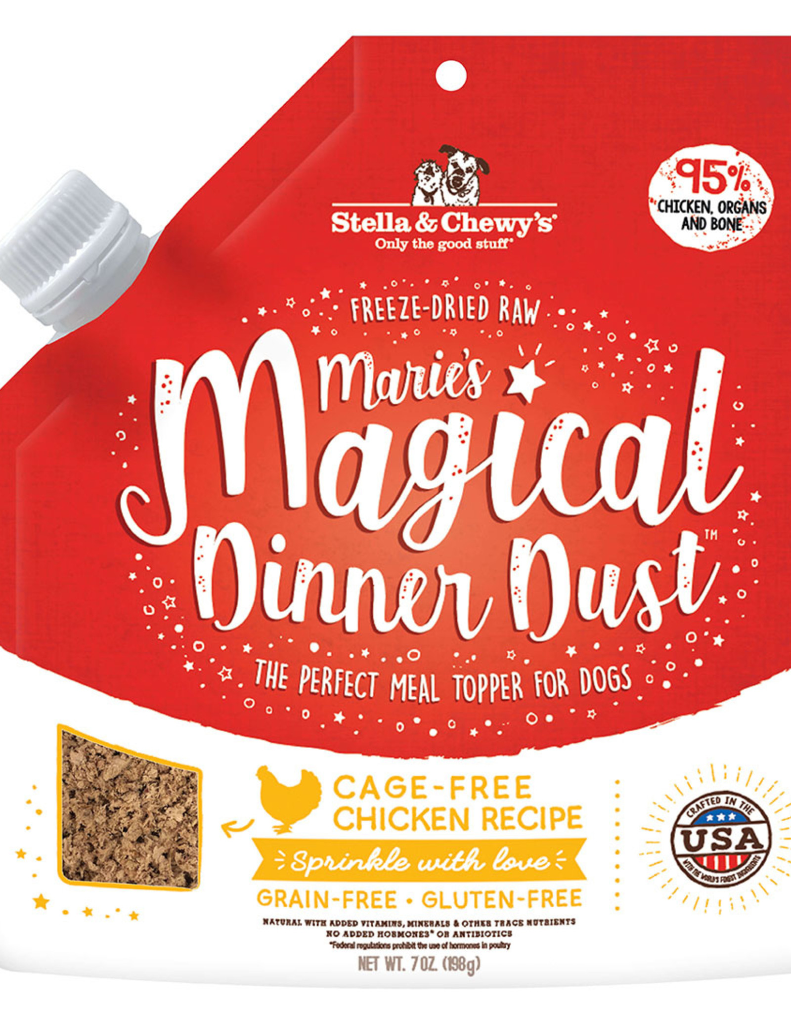 Stella Chewy S Marie S Magical Dinner Dust Chicken 7oz Pickering Valley Feed Farm Store