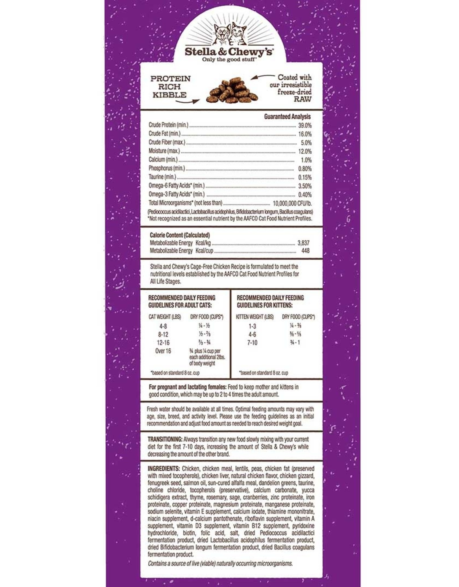 Stella & Chewy's STELLA & CHEWY'S CAT RAW COATED CHICKEN 5LBS