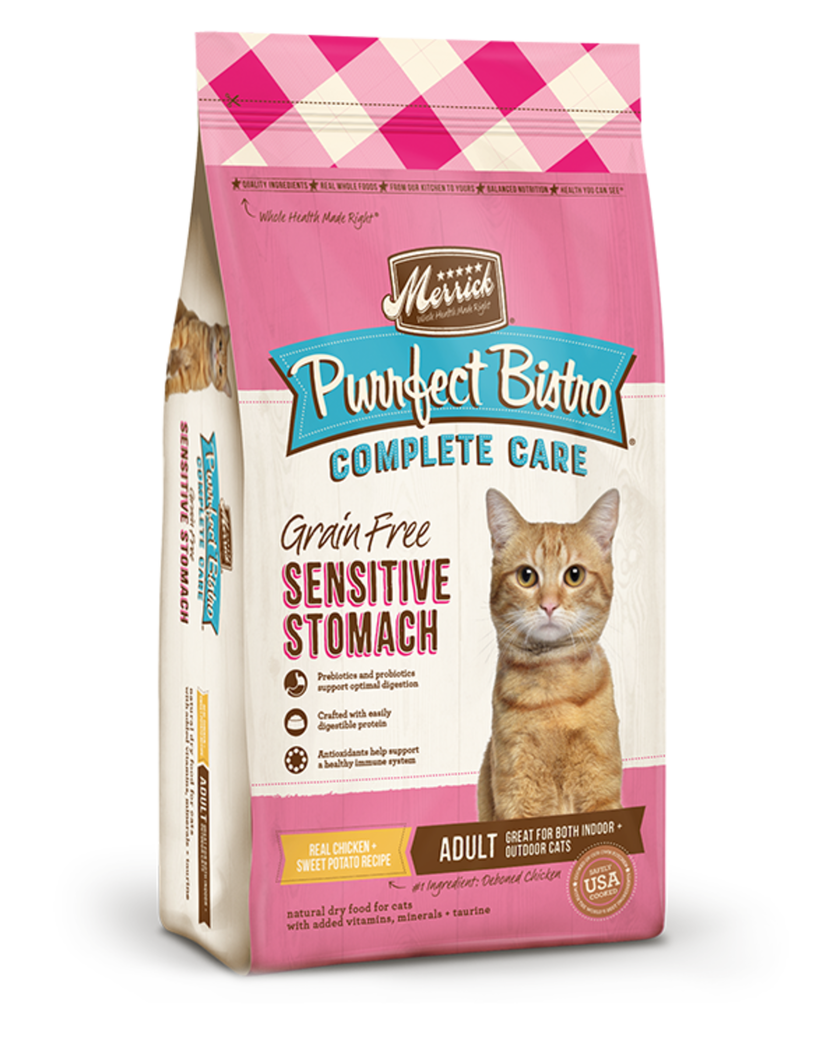 MERRICK PET CARE, INC. MERRICK CAT PURRFECT BISTRO SENSITIVE STOMACH 4LBS