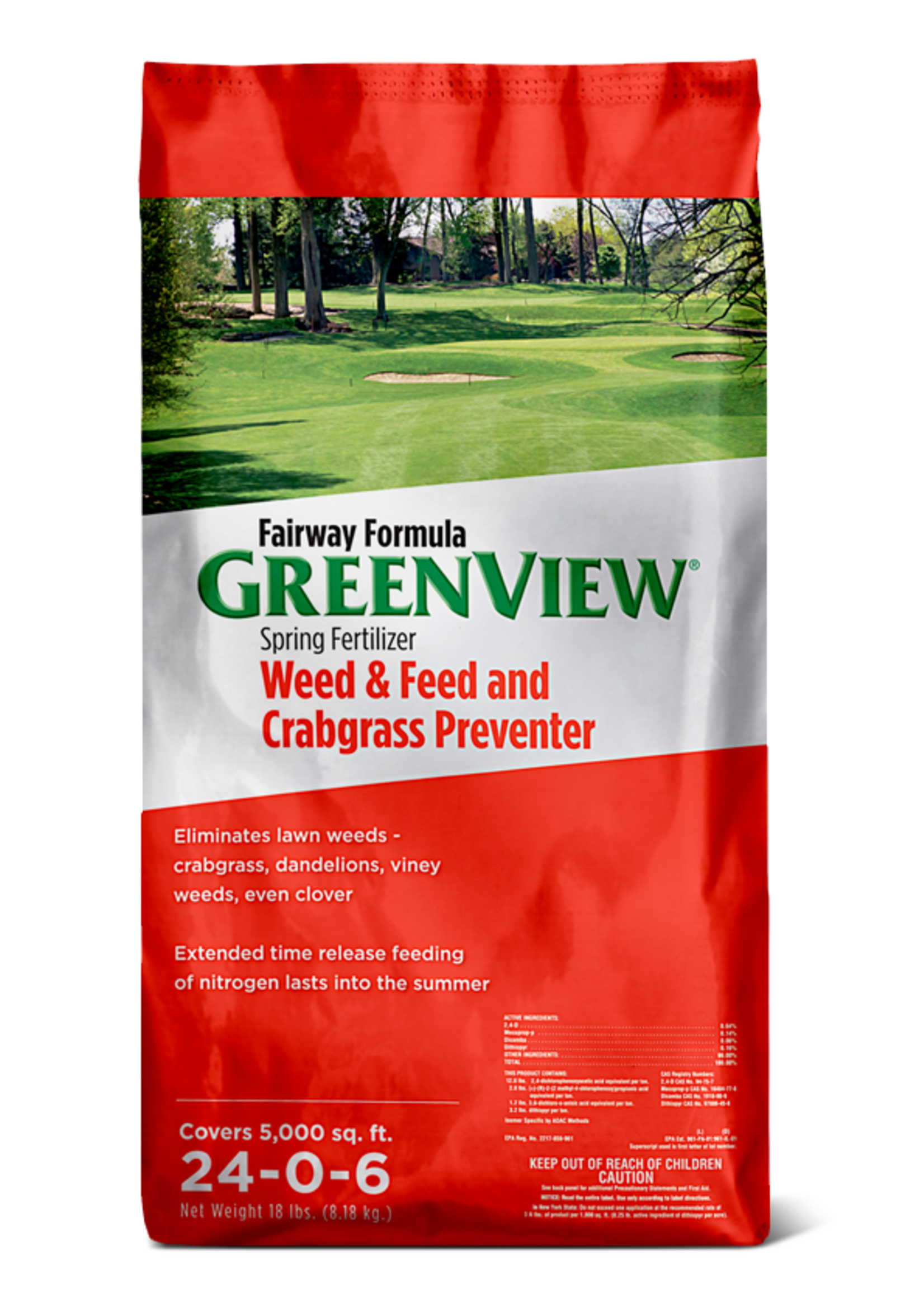 Greenview GREENVIEW FAIRWAY FORMULA SPRING FERTILIZER WAF/CRAB 10K